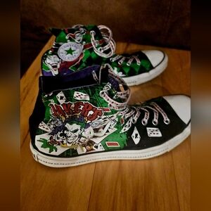 Converse Joker High-Top Sneakers  Joker's Wild Limited Edition sz 10